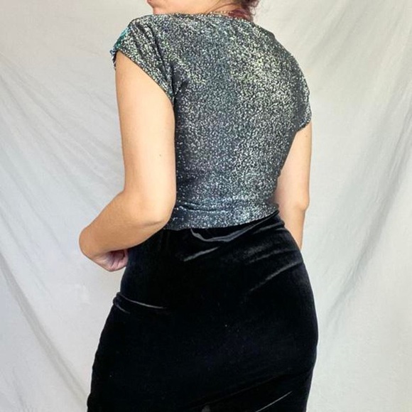 1990s rainbow sequins blouse💖✨ - Picture 3 of 4